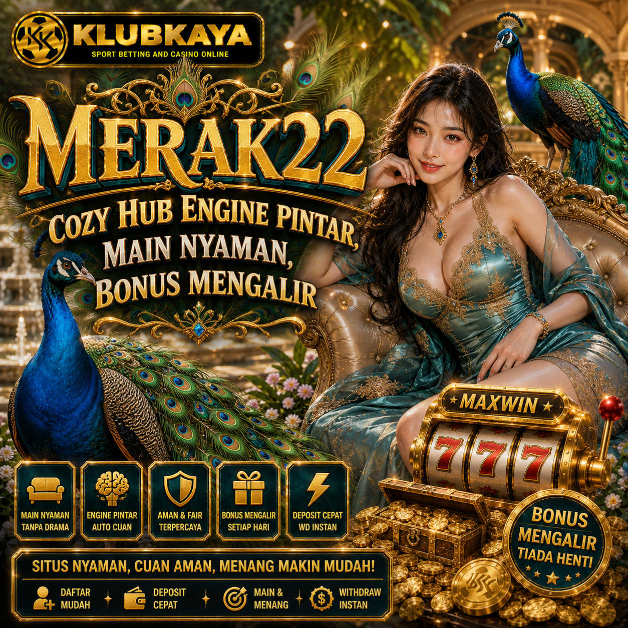MERAK22 雀 Cozy Hub Engine Pintar, Main Nyaman, Bonus Mengalir